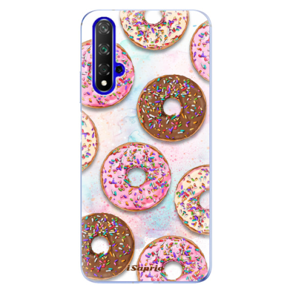 Odolné silikónové puzdro iSaprio - Donuts 11 - Huawei Honor 20