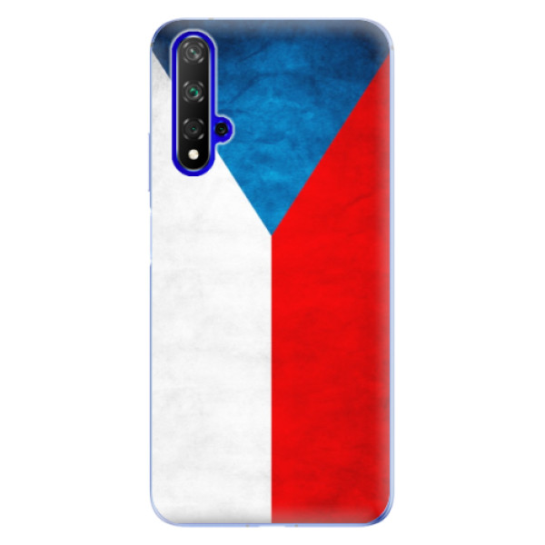 Odolné silikónové puzdro iSaprio - Czech Flag - Huawei Honor 20