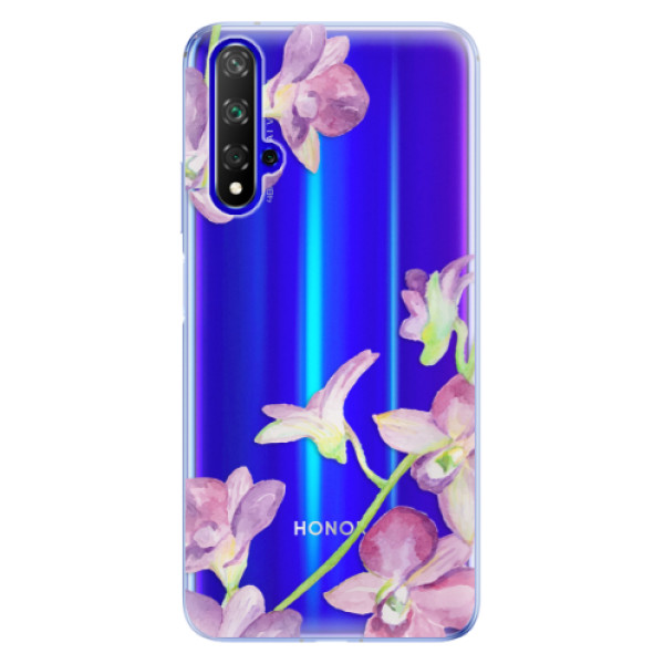 Odolné silikónové puzdro iSaprio - Purple Orchid - Huawei Honor 20