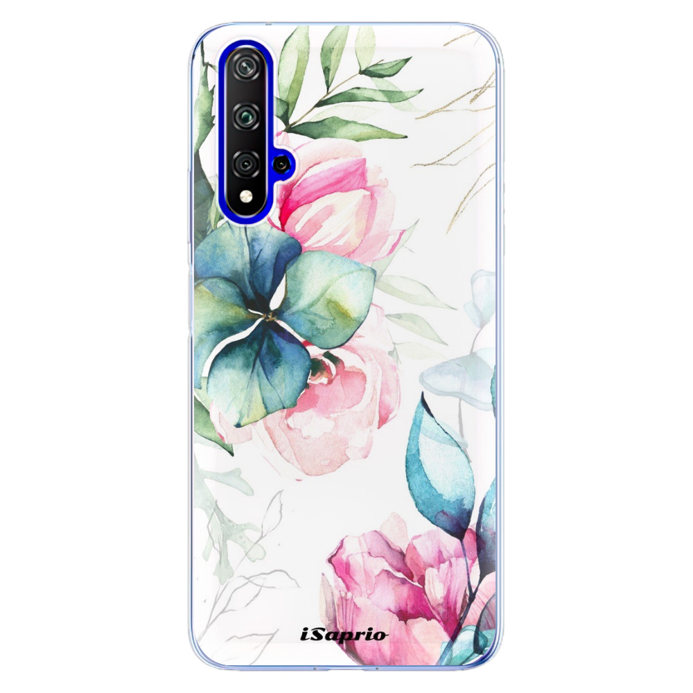 Odolné silikónové puzdro iSaprio - Flower Art 01 - Huawei Honor 20