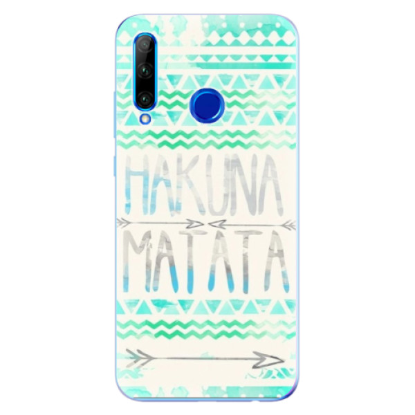 Odolné silikónové puzdro iSaprio - Hakuna Matata Green - Huawei Honor 20 Lite