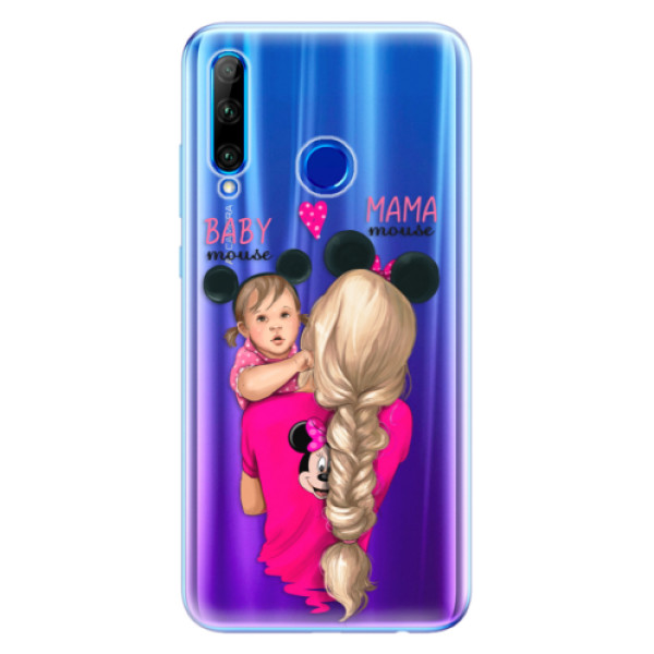 Odolné silikónové puzdro iSaprio - Mama Mouse Blond and Girl - Huawei Honor 20 Lite
