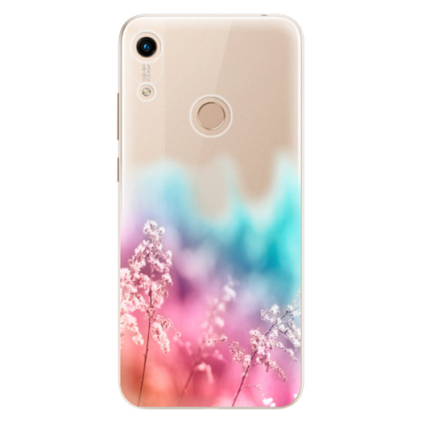 Odolné silikónové puzdro iSaprio - Rainbow Grass - Huawei Honor 8A