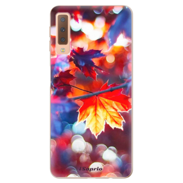 Odolné silikónové puzdro iSaprio - Autumn Leaves 02 - Samsung Galaxy A7 (2018)