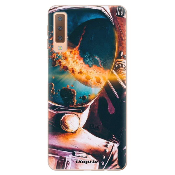 Odolné silikónové puzdro iSaprio - Astronaut 01 - Samsung Galaxy A7 (2018)