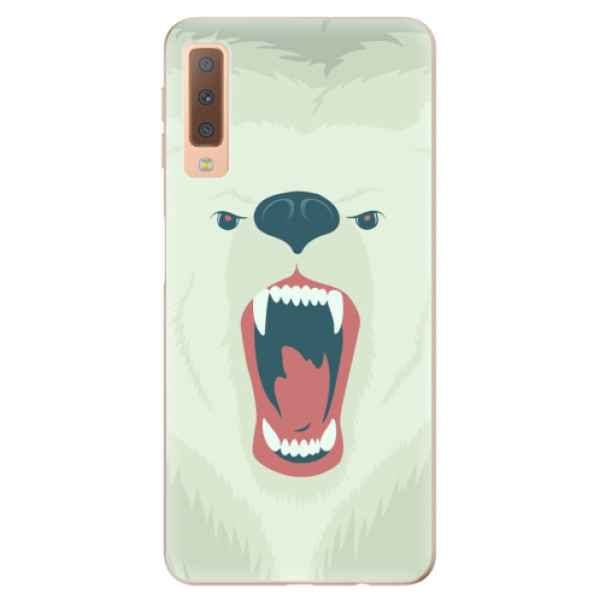 Odolné silikónové puzdro iSaprio - Angry Bear - Samsung Galaxy A7 (2018)