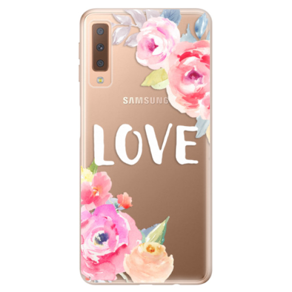 Odolné silikónové puzdro iSaprio - Love - Samsung Galaxy A7 (2018)