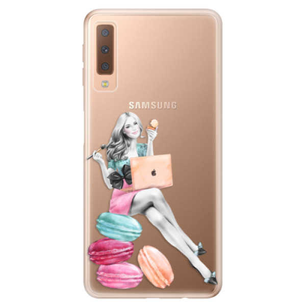 Odolné silikónové puzdro iSaprio - Girl Boss - Samsung Galaxy A7 (2018)