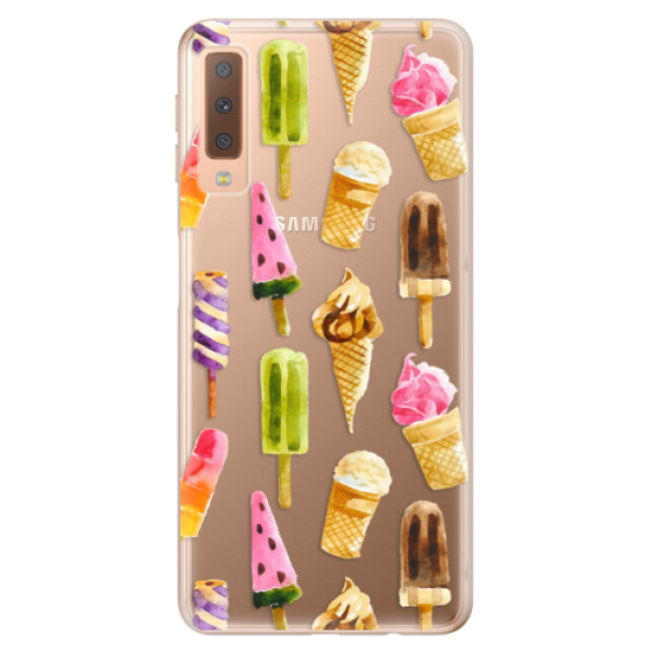 Odolné silikónové puzdro iSaprio - Ice Cream - Samsung Galaxy A7 (2018)