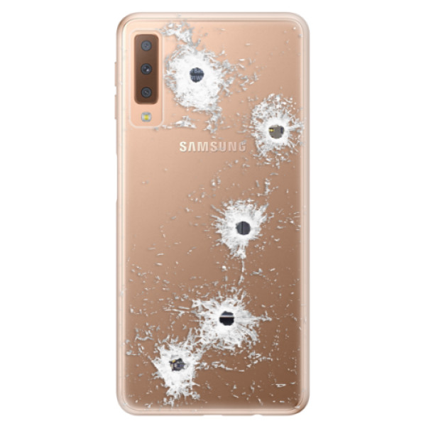 Odolné silikónové puzdro iSaprio - Gunshots - Samsung Galaxy A7 (2018)