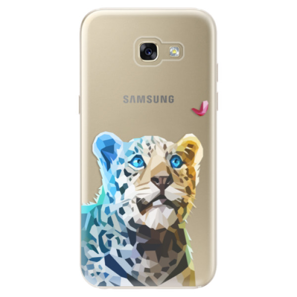 Odolné silikónové puzdro iSaprio - Leopard With Butterfly - Samsung Galaxy A5 2017