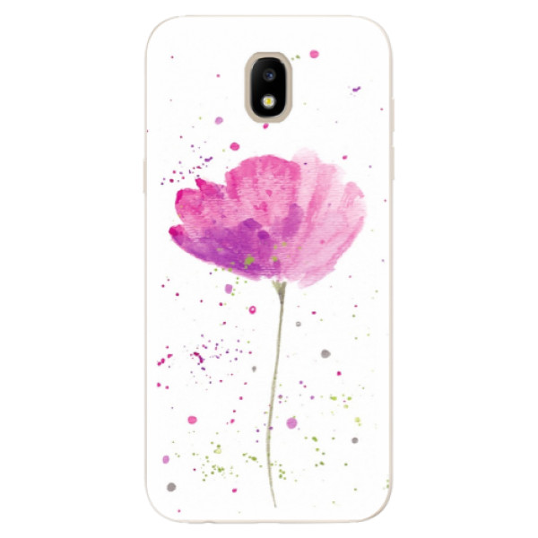 Odolné silikónové puzdro iSaprio - Poppies - Samsung Galaxy J5 2017