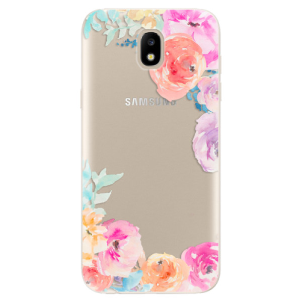 Odolné silikónové puzdro iSaprio - Flower Brush - Samsung Galaxy J5 2017
