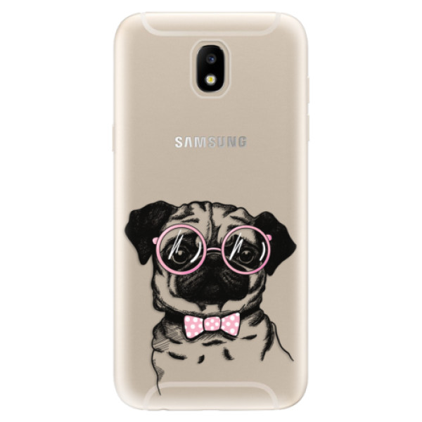 Odolné silikónové puzdro iSaprio - The Pug - Samsung Galaxy J5 2017