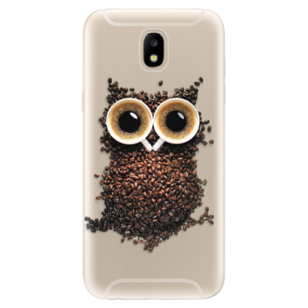 Odolné silikónové puzdro iSaprio - Owl And Coffee - Samsung Galaxy J5 2017