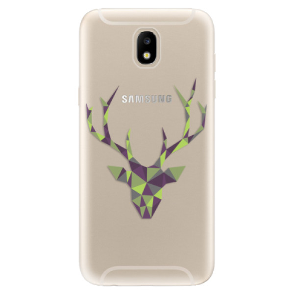 Odolné silikónové puzdro iSaprio - Deer Green - Samsung Galaxy J5 2017