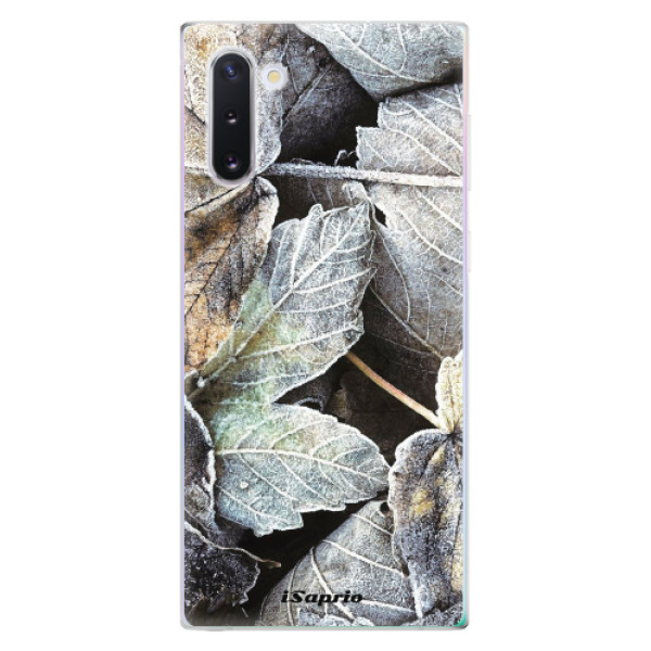 Odolné silikónové puzdro iSaprio - Old Leaves 01 - Samsung Galaxy Note 10
