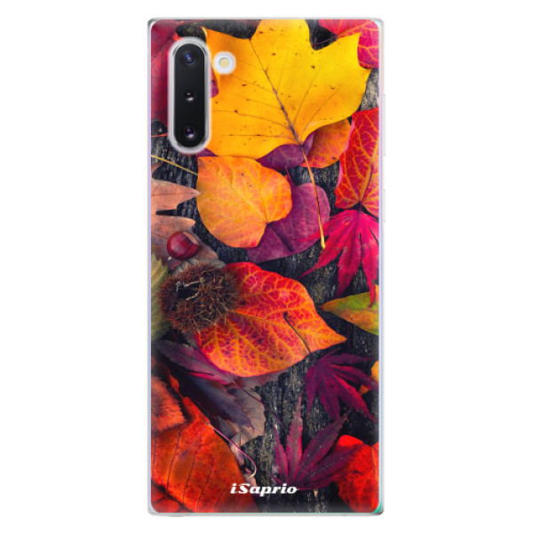 Odolné silikónové puzdro iSaprio - Autumn Leaves 03 - Samsung Galaxy Note 10