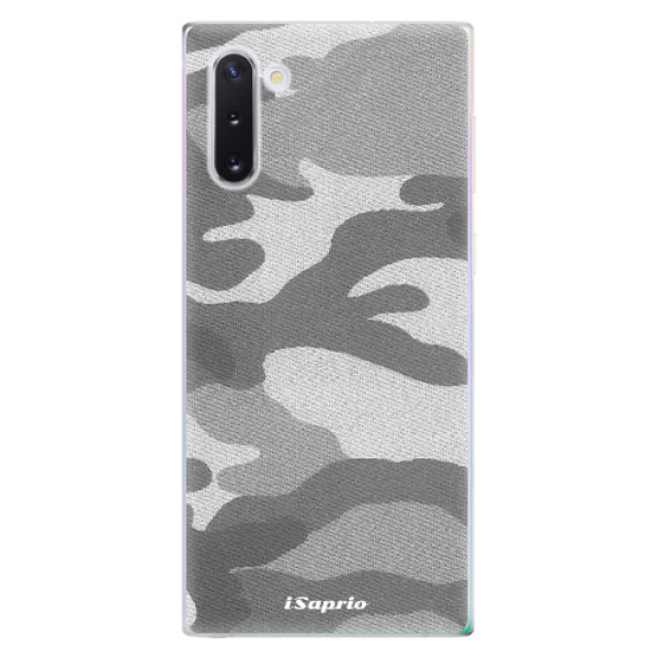 Odolné silikónové puzdro iSaprio - Gray Camuflage 02 - Samsung Galaxy Note 10