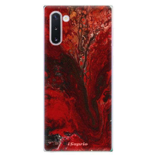 Odolné silikónové puzdro iSaprio - RedMarble 17 - Samsung Galaxy Note 10
