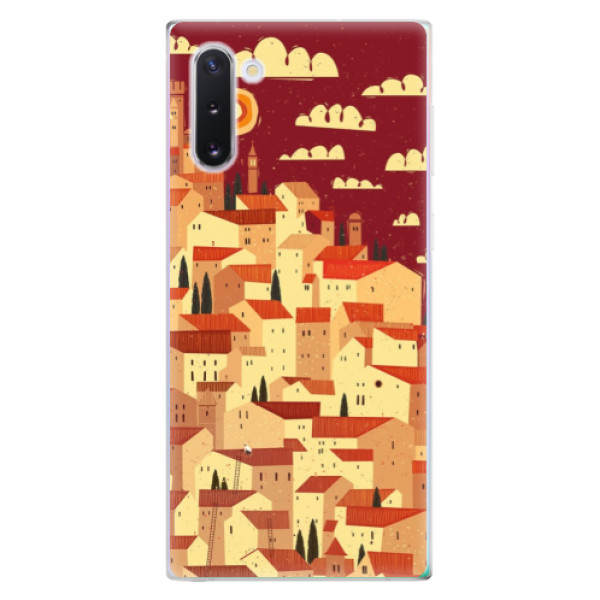 Odolné silikónové puzdro iSaprio - Mountain City - Samsung Galaxy Note 10