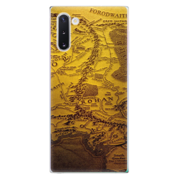 Odolné silikónové puzdro iSaprio - Old Map - Samsung Galaxy Note 10