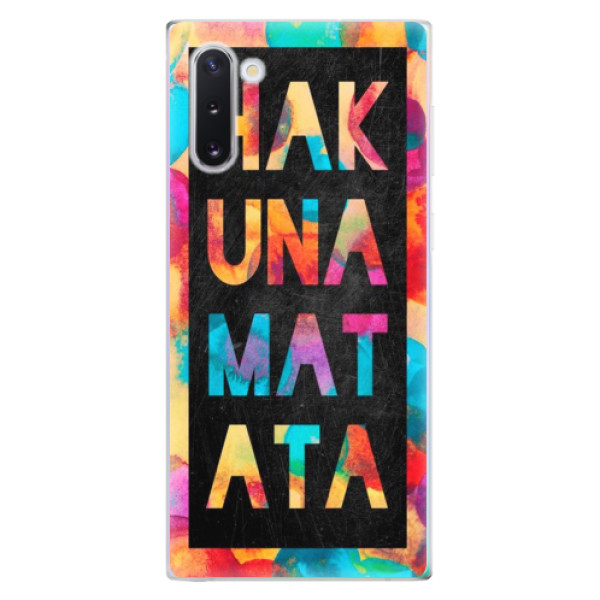 Odolné silikónové puzdro iSaprio - Hakuna Matata 01 - Samsung Galaxy Note 10