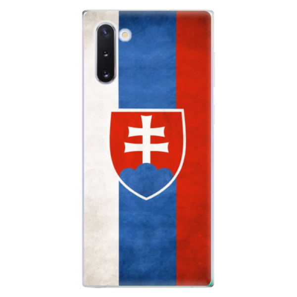 Odolné silikónové puzdro iSaprio - Slovakia Flag - Samsung Galaxy Note 10