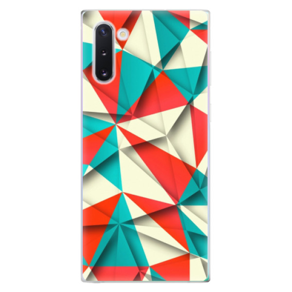 Odolné silikónové puzdro iSaprio - Origami Triangles - Samsung Galaxy Note 10