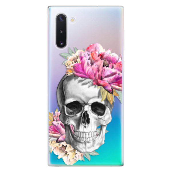 Odolné silikónové puzdro iSaprio - Pretty Skull - Samsung Galaxy Note 10
