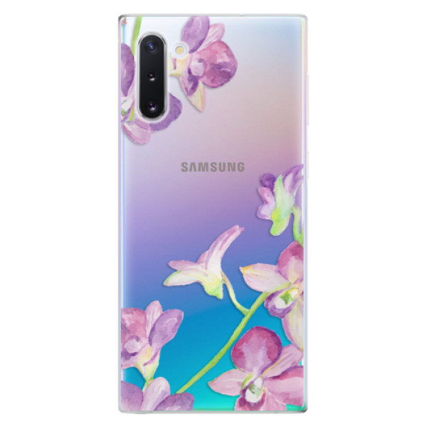 Odolné silikónové puzdro iSaprio - Purple Orchid - Samsung Galaxy Note 10