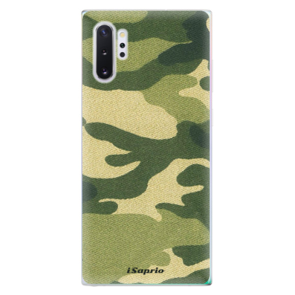 Odolné silikónové puzdro iSaprio - Green Camuflage 01 - Samsung Galaxy Note 10+