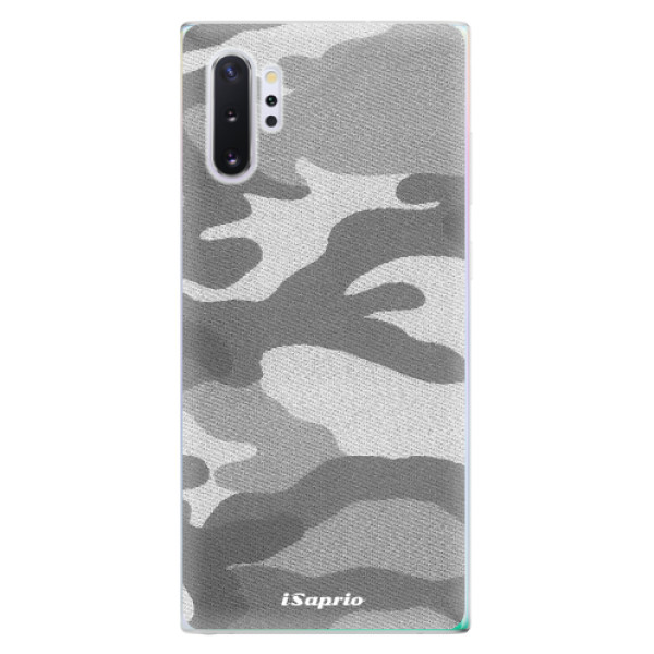 Odolné silikónové puzdro iSaprio - Gray Camuflage 02 - Samsung Galaxy Note 10+