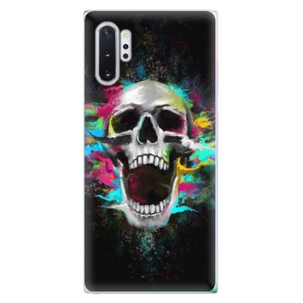 Odolné silikónové puzdro iSaprio - Skull in Colors - Samsung Galaxy Note 10+