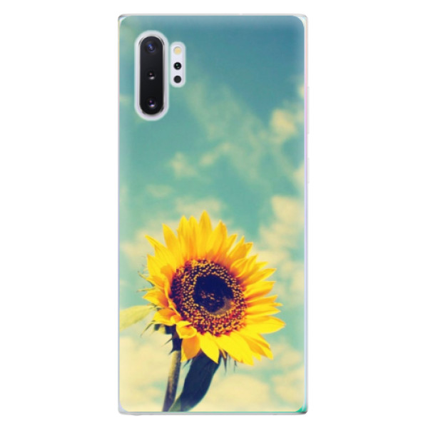Odolné silikónové puzdro iSaprio - Sunflower 01 - Samsung Galaxy Note 10+