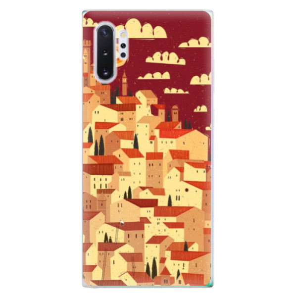 Odolné silikónové puzdro iSaprio - Mountain City - Samsung Galaxy Note 10+