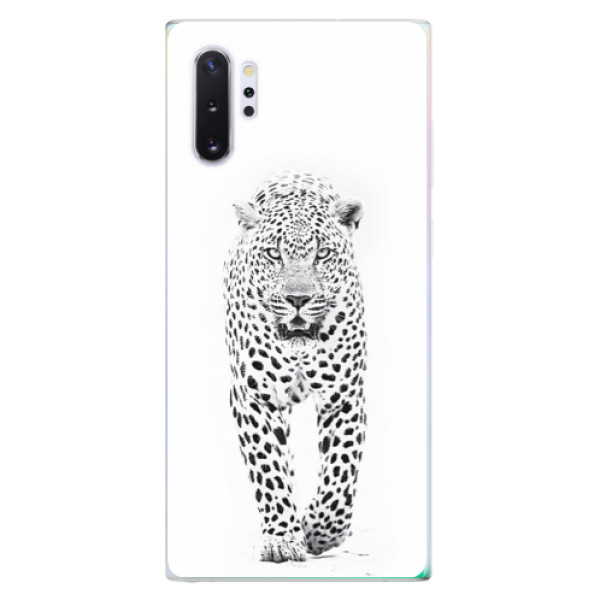 Odolné silikónové puzdro iSaprio - White Jaguar - Samsung Galaxy Note 10+