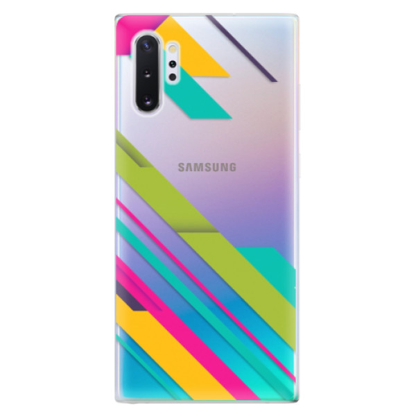 Odolné silikónové puzdro iSaprio - Color Stripes 03 - Samsung Galaxy Note 10+