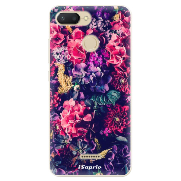 Odolné silikónové puzdro iSaprio - Flowers 10 - Xiaomi Redmi 6