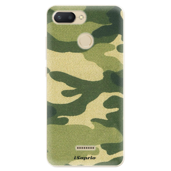 Odolné silikónové puzdro iSaprio - Green Camuflage 01 - Xiaomi Redmi 6