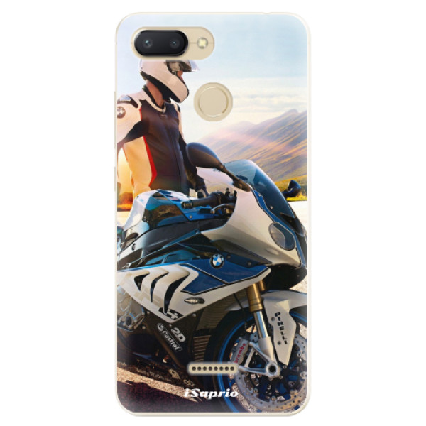 Odolné silikónové puzdro iSaprio - Motorcycle 10 - Xiaomi Redmi 6