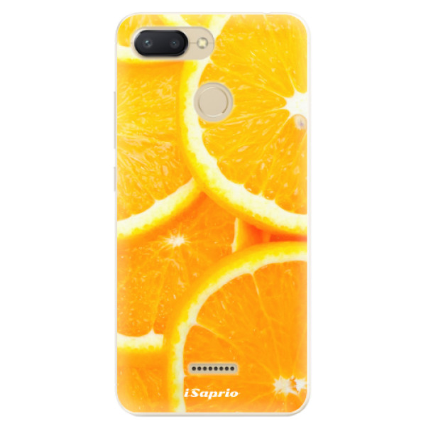Odolné silikónové puzdro iSaprio - Orange 10 - Xiaomi Redmi 6