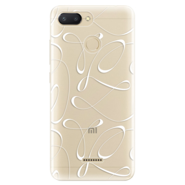 Odolné silikónové puzdro iSaprio - Fancy - white - Xiaomi Redmi 6