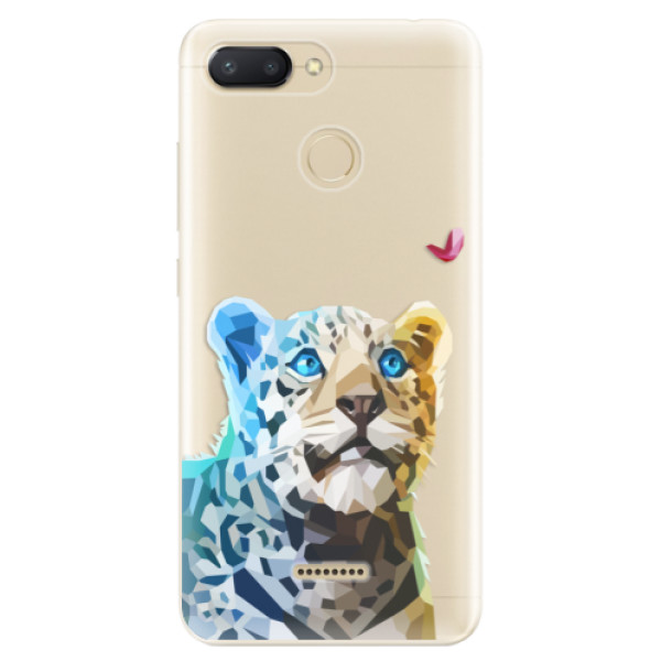 Odolné silikónové puzdro iSaprio - Leopard With Butterfly - Xiaomi Redmi 6