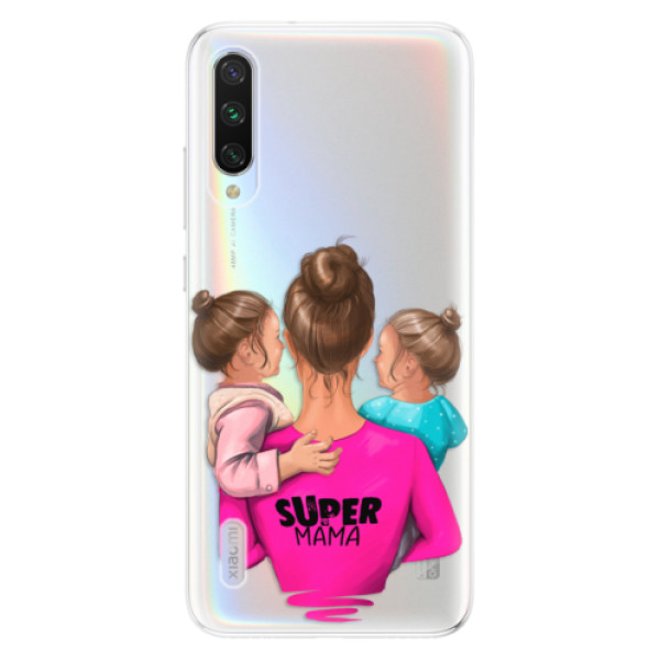 Odolné silikónové puzdro iSaprio - Super Mama - Two Girls - Xiaomi Mi A3