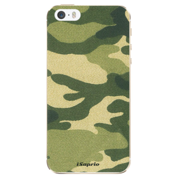 Odolné silikónové puzdro iSaprio - Green Camuflage 01 - iPhone 5/5S/SE