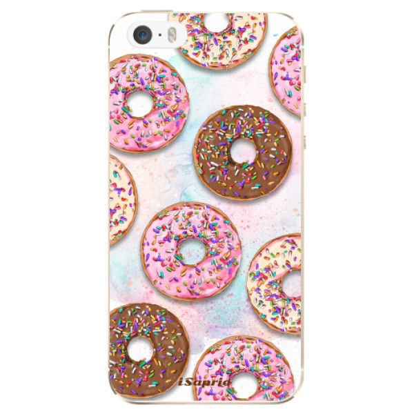 Odolné silikónové puzdro iSaprio - Donuts 11 - iPhone 5/5S/SE