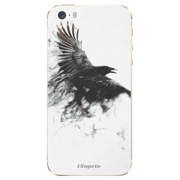 Odolné silikónové puzdro iSaprio - Dark Bird 01 - iPhone 5/5S/SE