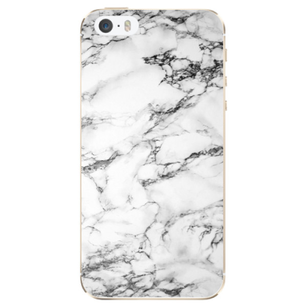 Odolné silikónové puzdro iSaprio - White Marble 01 - iPhone 5/5S/SE