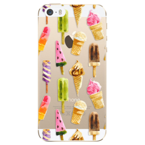 Odolné silikónové puzdro iSaprio - Ice Cream - iPhone 5/5S/SE